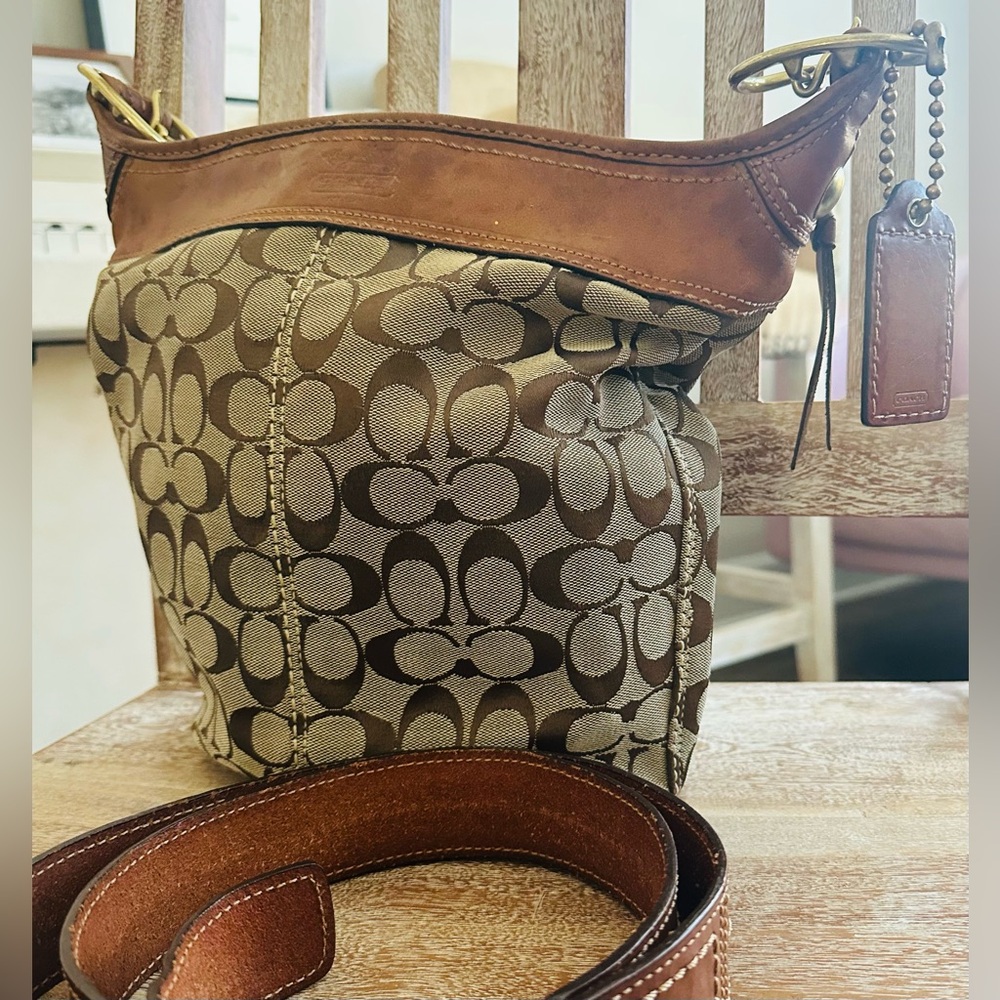 Vintage COACH bleecker bucket / tote / crossbody